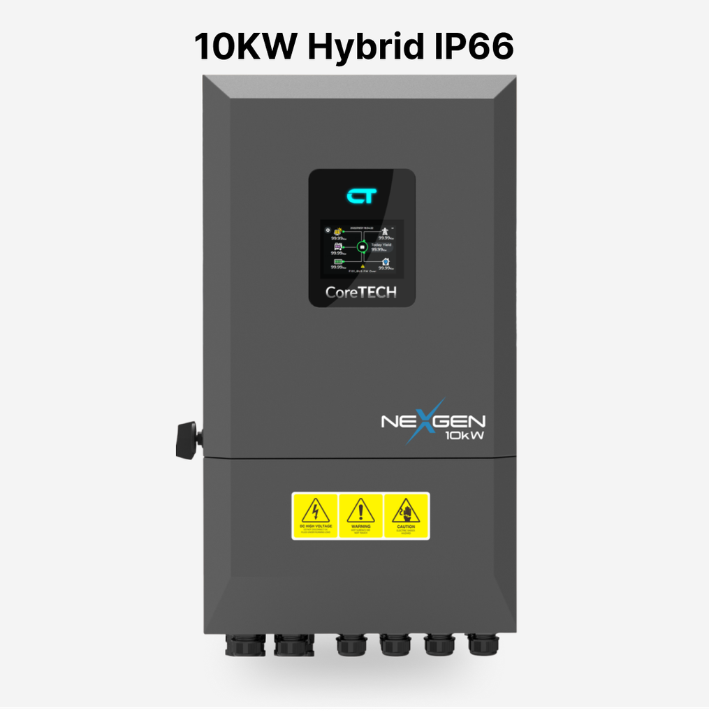 [FAA-HYB-005] CoreTech NextGen 10KW Single Phase Hybrid Solar Inverter