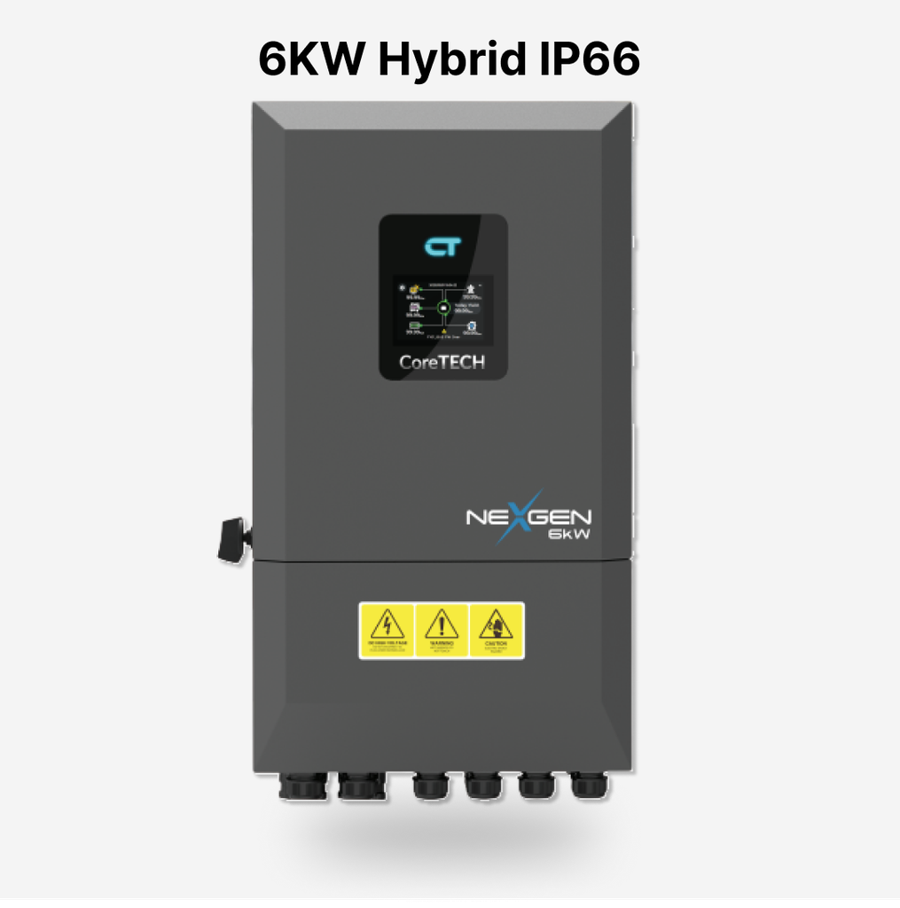 [FAA-HYB-014] CoreTech NextGen 6KW Single Phase Hybrid Solar Inverter