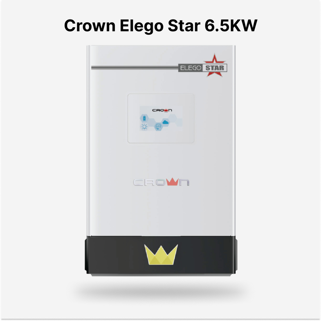 [FAA-HYB-030] Crown Elego Star 6.5KW Hybrid Solar Inverter