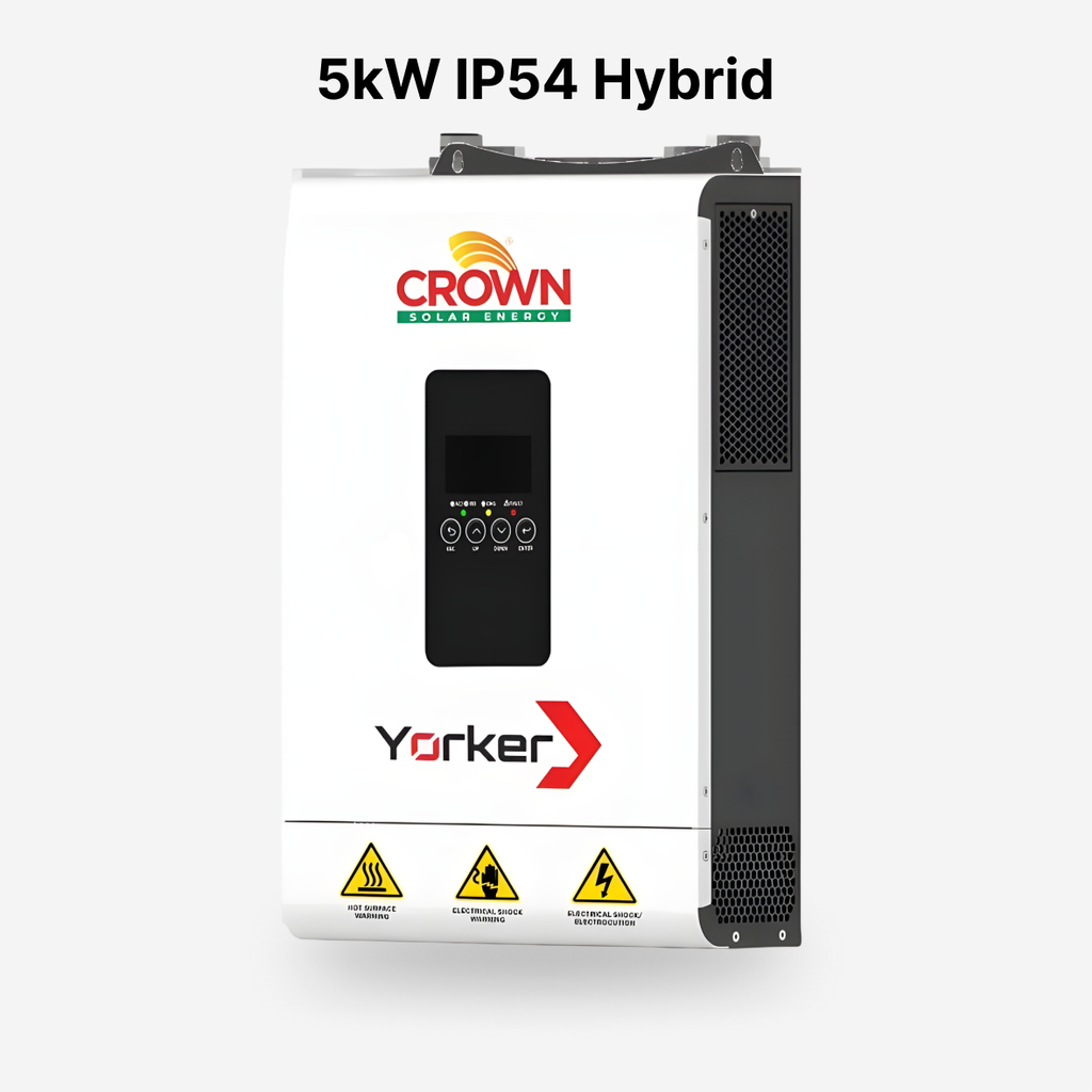 [FAA-HYB-036] Crown Yorker Pro 5kW Pure Shine Wave Solar Inverter