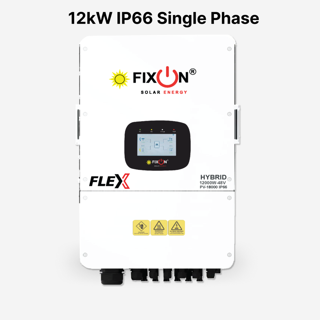[FAA-HYB-042] Fixon Flex 12kW PV-18000 Single Phase Hybrid Solar Inverter