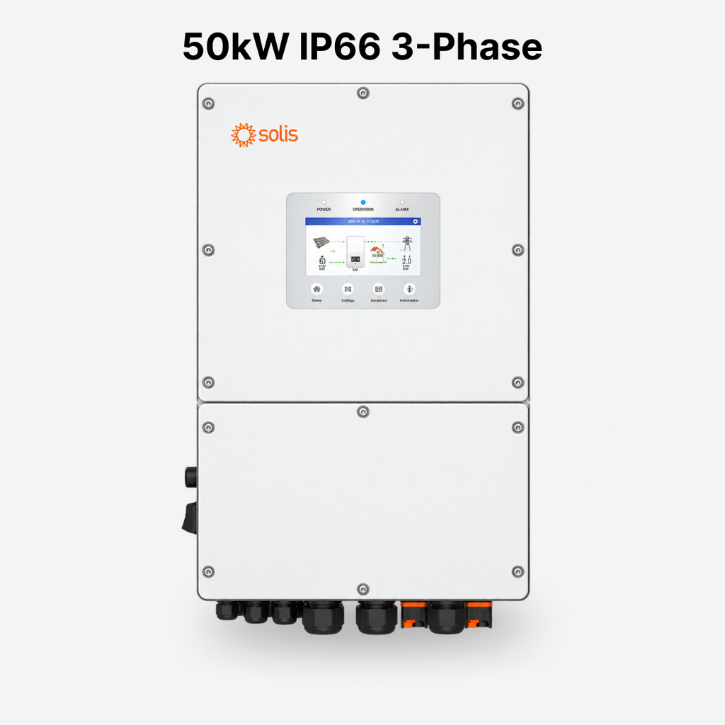 [FAA-HYB-047] Solis 50kW HV 3-Phase Hybrid Solar Inverter
