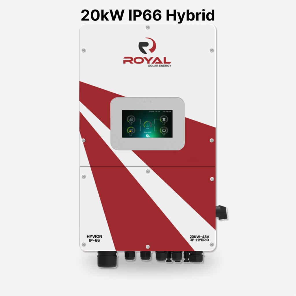 [FAA-HYB-051] Royal Solar HYVION 20kW 3-Phase Hybrid Solar Inverter