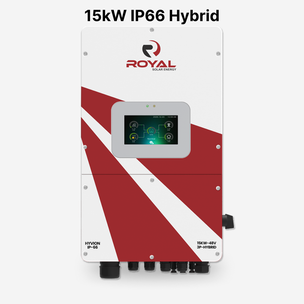 [FAA-HYB-052] Royal Solar HYVION 15kW 3-Phase Hybrid Solar Inverter
