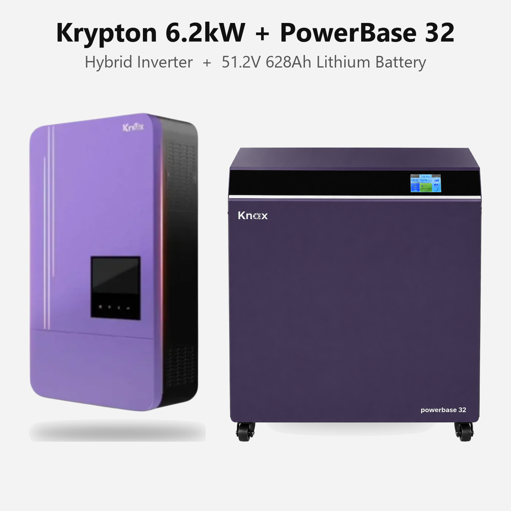 [FAA-HYB-072] Knox Azadi Sale Offer - AZ-23 | Knox PowerBase 32 Lithium Battery | Knox Krypton 9000 Solar Inverter