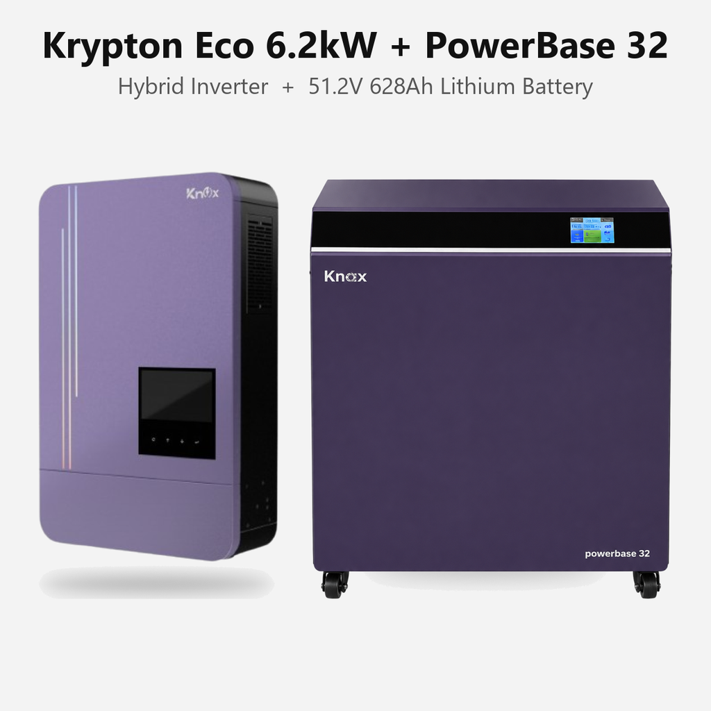 [FAA-HYB-073] Knox Azadi Sale Offer - AZ-22 | Knox PowerBase 32 Lithium Battery | Knox Krypton Eco 6600 Solar Inverter
