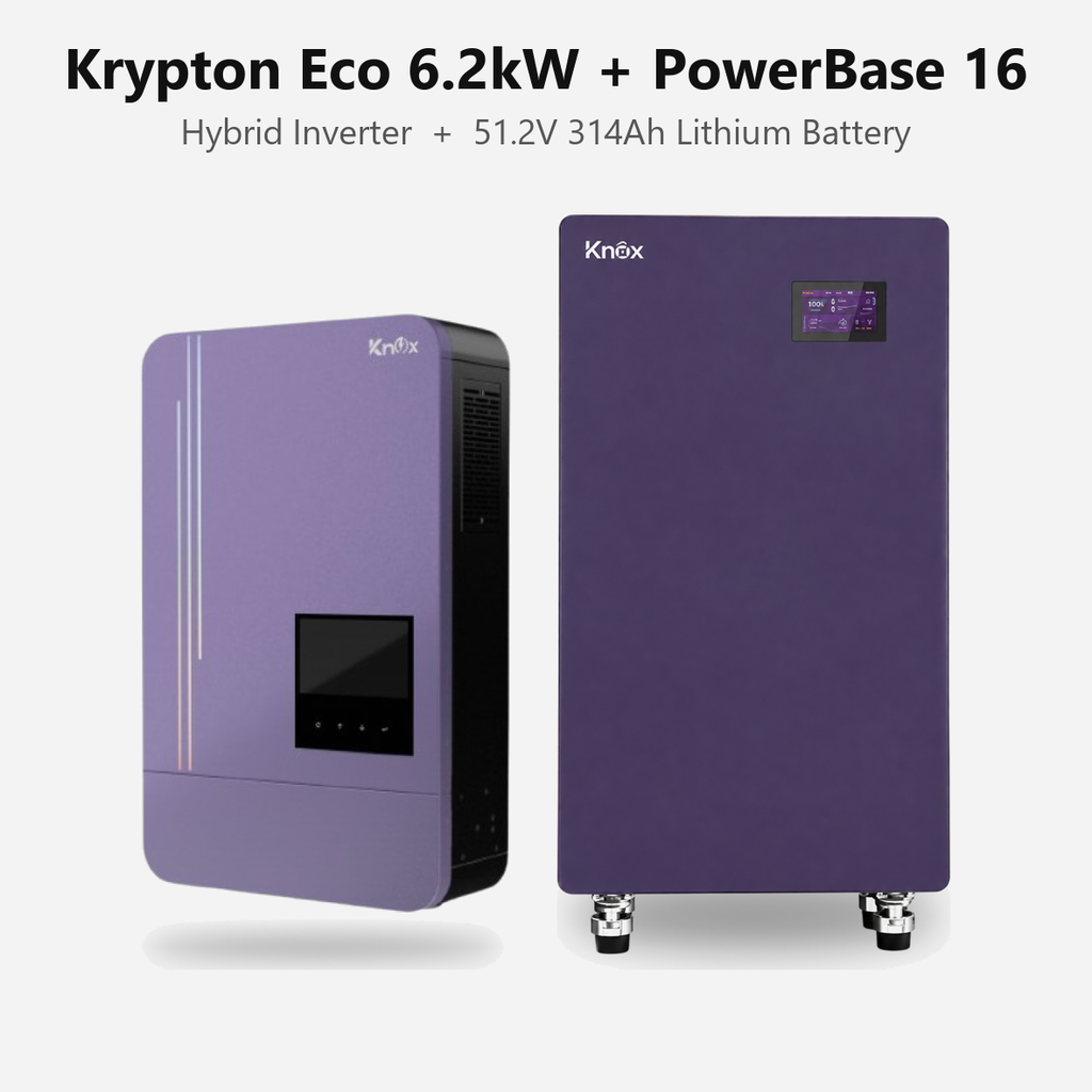 [FAA-HYB-079] Knox Azadi Sale Offer - AZ-15 | Knox PowerBase 16 Lithium Battery | Knox Krypton Eco 6600 Solar Inverter