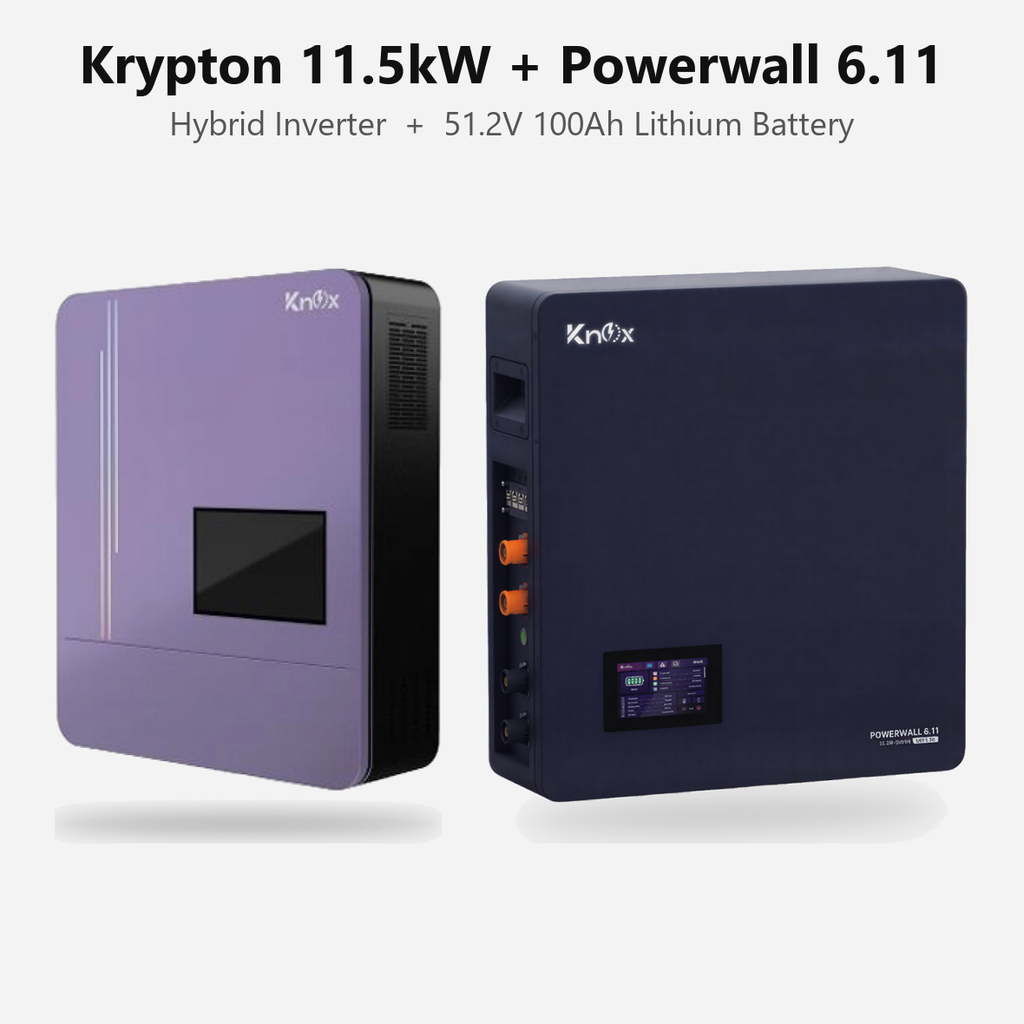[FAA-HYB-080] Knox Azadi Sale Offer - AZ-14 | Knox Powerwall 6.11 Lithium Battery | Knox Krypton 15002 Solar Inverter