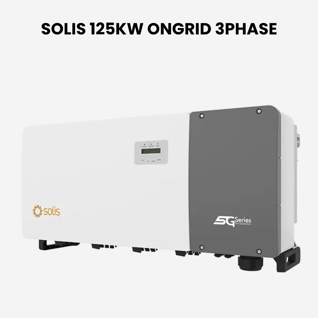 [FAA-ONG-030] Solis 125KW 3 Phase OnGrid Solar Inverter