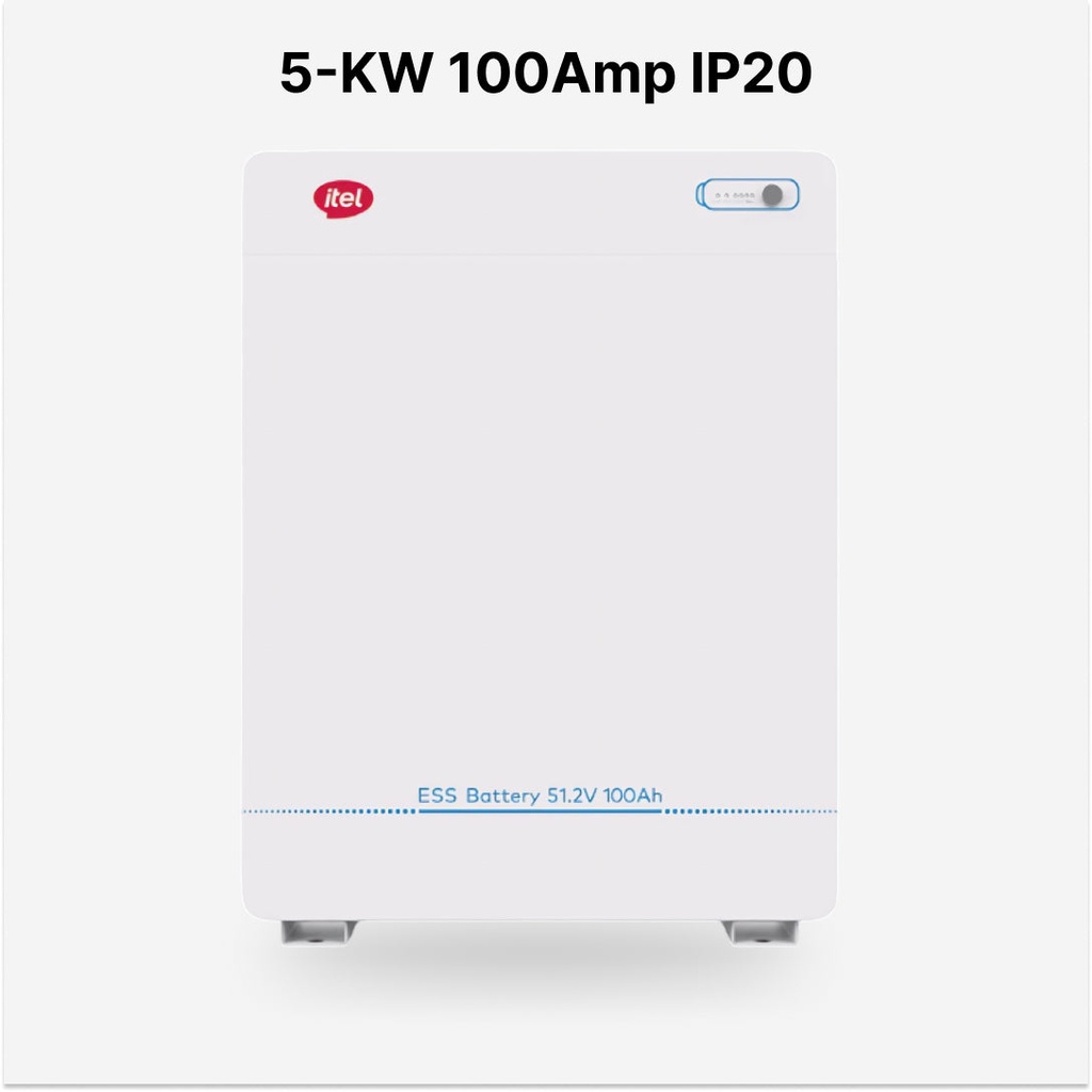 [FAA-BAT-008] Itel 5KW 51.2v 100Amp IP-20 Lithium Battery