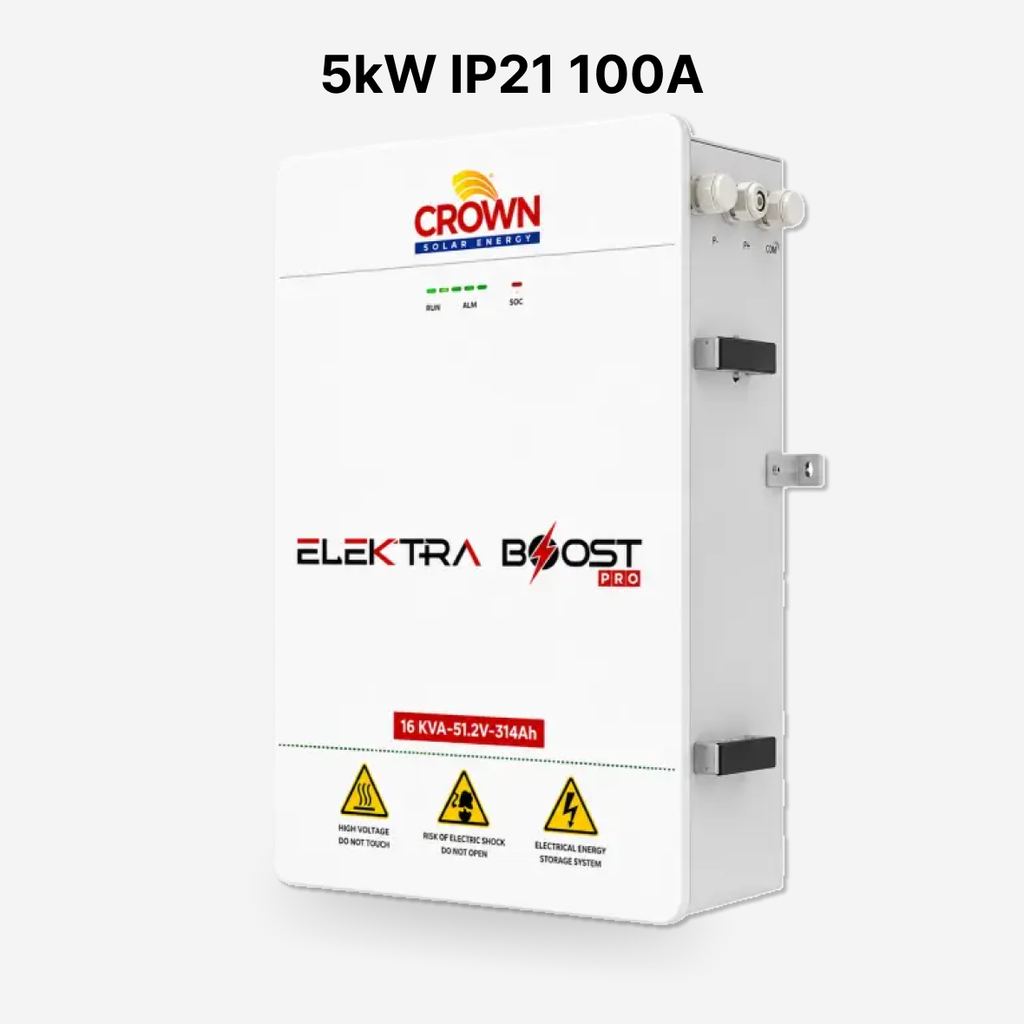 [FAA-BAT-030] Crown Elektra Boost Pro 5kW 100A Lithium Battery